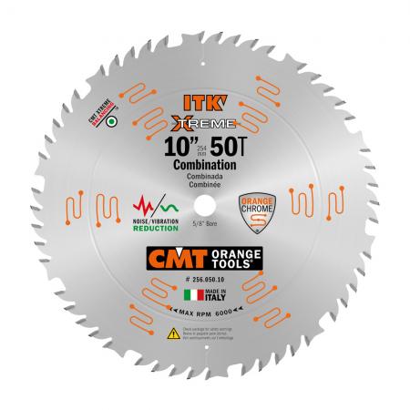 CMT 10" 50T ITK Xtreme Combination Saw Blade 5/8" Bore