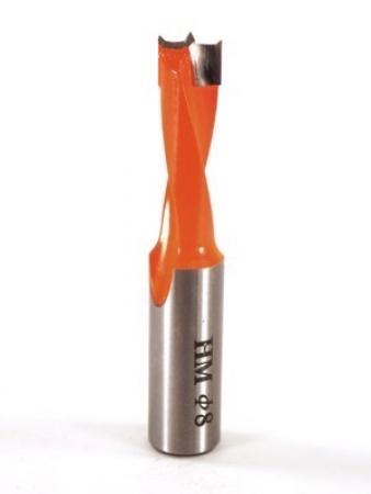 Whiteside DB8-57LH LH Dowel Drill Carbide Tipped 8mm Cutting Diameter 57mm Overall Length