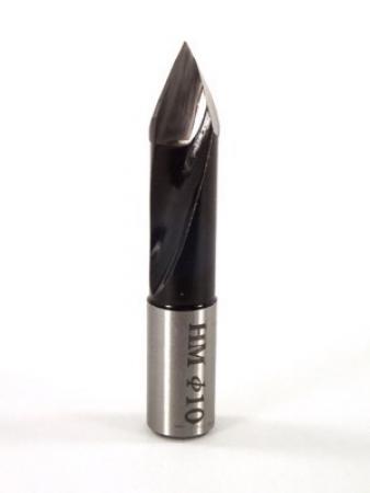 Whiteside DT10-57 RH Dowel Drill Thru Hole V-Point Carbide Tipped 10mm Cutting Diameter 57mm Overall Length