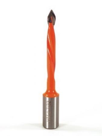 Whiteside DT218-70LH Dowel Drill Thru Hole V-Point Carbide Tipped LH 7/32" Cutting Diameter 70mm Overall Length