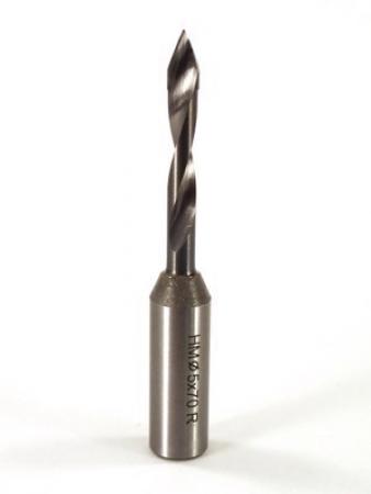 Whiteside DT5-70SC Dowel Drill Thru Hole V-Point Solid Carbide RH 5mm Cutting Diameter 70mm Overall Length