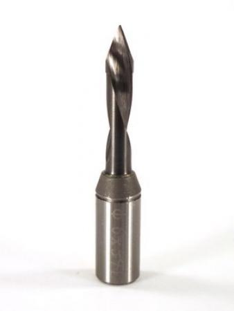 Whiteside DT6-57LHSC Dowel Drill Thru Hole V-Point Solid Carbide LH 6mm Cutting Diameter 57mm Overall Length