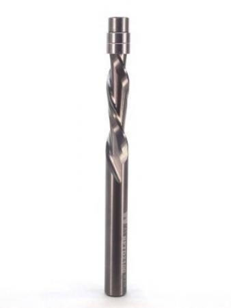 Whiteside RFTD2100 Downcut 1/4" Cutting Diameter 1" Cut Length Solid Carbide Spiral Flush Trim 1/4" Shank 2 Flute