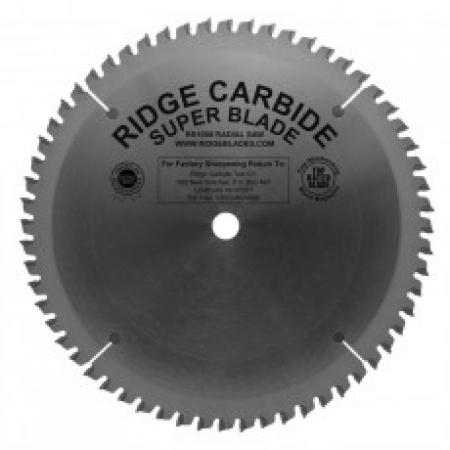 Ridge Carbide 10" 60T Radial/Miter Saw Blade