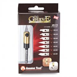 Amana AMS-210 In-Groove CNC Engraving Kit 1/4" Shank