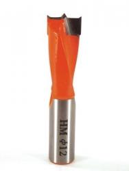 Whiteside DB12-57LH LH Dowel Drill Carbide Tipped 12mm Cutting Diameter 57mm Overall Length