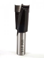 Whiteside DB15-57 RH Dowel Drill Carbide Tipped 15mm Cutting Diameter 57mm Overall Length