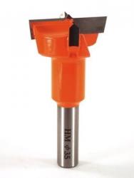 Whiteside DH35-70LH LH Hinge Boring Router Bit Carbide Tipped 35mm Cutting Diameter 70mm Overall Length