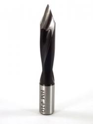 Whiteside DT10-70 RH Dowel Drill Thru Hole V-Point Carbide Tipped 10mm Cutting Diameter 70mm Overall Length
