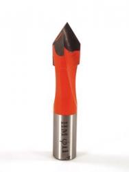 Whiteside DT11-57LH Dowel Drill Thru Hole V-Point Carbide Tipped LH 11mm Cutting Diameter 57mm Overall Length