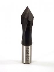 Whiteside DT12-57 RH Dowel Drill Thru Hole V-Point Carbide Tipped 12mm Cutting Diameter 57mm Overall Length