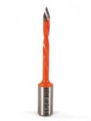 Whiteside DT187-70LH Dowel Drill Thru Hole V-Point Carbide Tipped LH 3/16" Cutting Diameter 70mm Overall Length