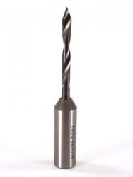 Whiteside DT4-70SC Dowel Drill Thru Hole V-Point Solid Carbide RH 5mm Cutting Diameter 57mm Overall Length