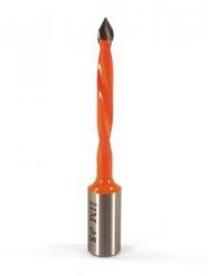 Whiteside DT5-70LH Dowel Drill Thru Hole V-Point Carbide Tipped LH 5mm Cutting Diameter 70mm Overall Length