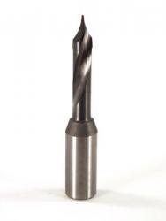 Whiteside DT6-57SC Dowel Drill Thru Hole V-Point Solid Carbide RH 6mm Cutting Diameter 57mm Overall Length