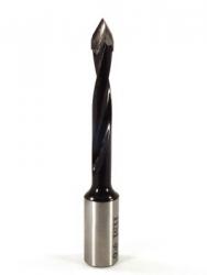 Whiteside DT6-70 Dowel Drill Thru Hole V-Point Carbide Tipped RH 6mm Cutting Diameter 70mm Overall Length
