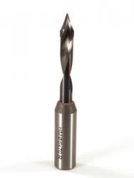 Whiteside DT6-70SC Dowel Drill Thru Hole V-Point Solid Carbide RH 6mm Cutting Diameter 70mm Overall Length
