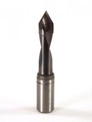 Whiteside DT8-57LHSC Dowel Drill Thru Hole V-Point Solid Carbide LH 8mm Cutting Diameter 57mm Overall Length
