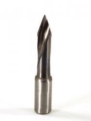 Whiteside DT8-57SC RH Dowel Drill Thrum Hole V-Point Solid Carbide 8mm Cutting Diameter 57mm Overall Length