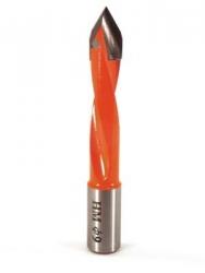 Whiteside DT9-70LH Dowel Drill Thru Hole V-Point Carbide Tipped LH 9mm Cutting Diameter 70mm Overall Length