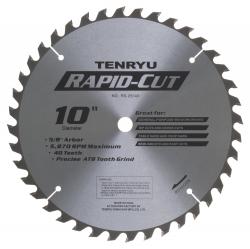 Tenryu 10" 40T Rapid Cut General Purpose Saw Blade 5/8" Bore